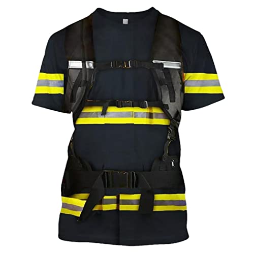 T-shirt cosplay respirant col rond ample pour masquer les imperfections