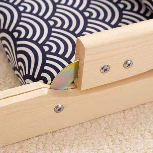 Chaise de sol pliable avec dossier et coussin confortable pour petit espace
