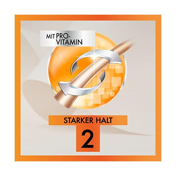 Gliss Kur Haarspray Halt + Repair (6 x 250 ml), Haarstyling für 48h starken Halt und mit UV-Schutz, Haarspray für trockenes Haar mit reparierendem Provitamin-Komplex – Bild 4