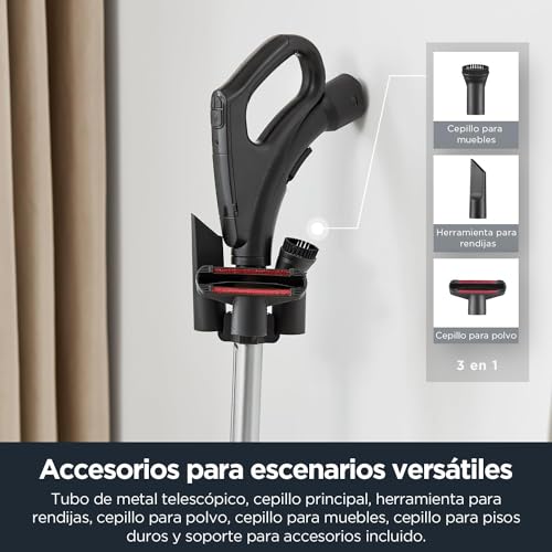 Miniatura 8 de Eureka Nen300 Aspiradora Con Bolsa, Aspiradora De Suelo De 62 Db A Ultra Silenciosa, 700 W, 2l, Aspirador Potente Y Con Filtro Higiénico, Práctica Para Suelos Duros, Parquet, Alfombras, Baldosas