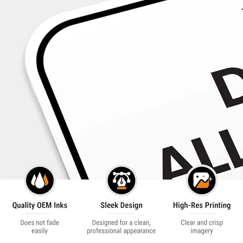 Image of Package Delivery Sign, Delivery Instructions Please All Package to Back Door Sign, 12x18 Inches, Rust Free .063 Aluminum, Fade Resistant, Made in USA