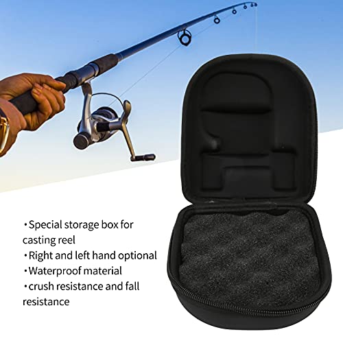 RiToEasysports Angeln Casting Reel Bag,Eva Hard Fishing Reel Protector Angelrollentasche – Bild 3