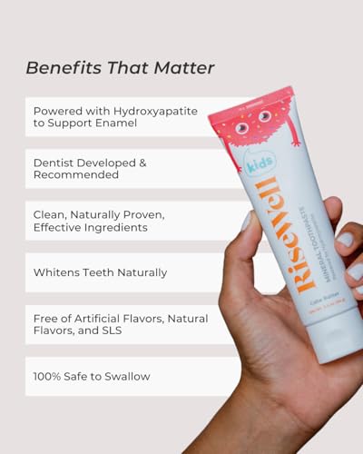 Image of Mineral Toothpaste for Kids, Made in USA, Cake Batter Flavor, 3.4 Oz