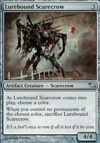 Magic: The Gathering Card - Lurebound Scarecrow (Shadowmoor)
