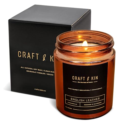 Craft & Kin Fall Scented Candle for Men