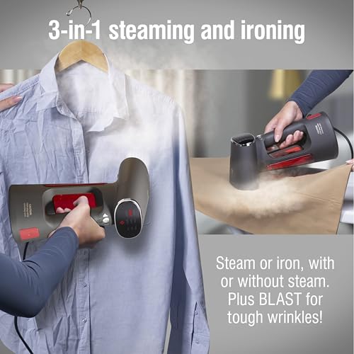 CHI Deluxe Digital 3-in-1 Handheld Garment Steamer & Steam Iron for Clothes - image 3