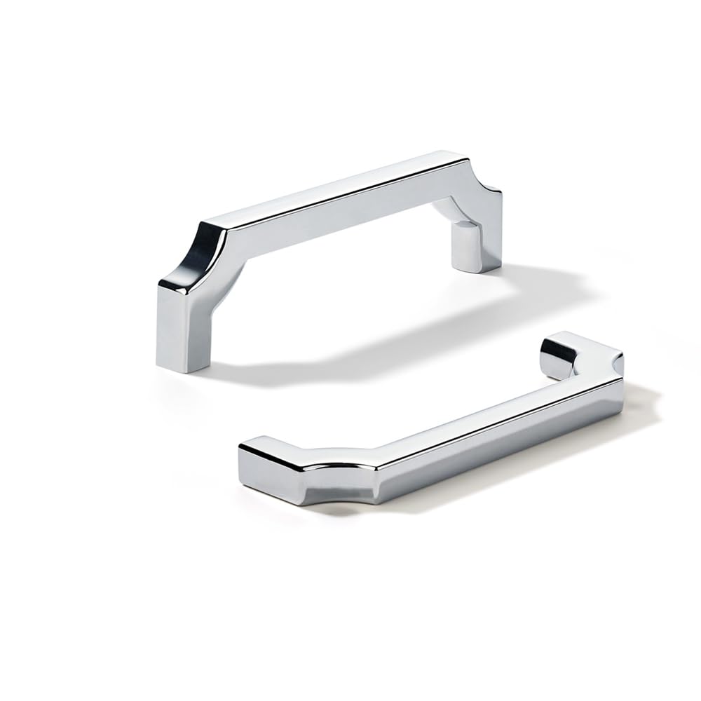 KHTUMEWARE-DB346 Polished Chrome Cabinet Pulls CTC 4 in (102 mm) 10-Pack