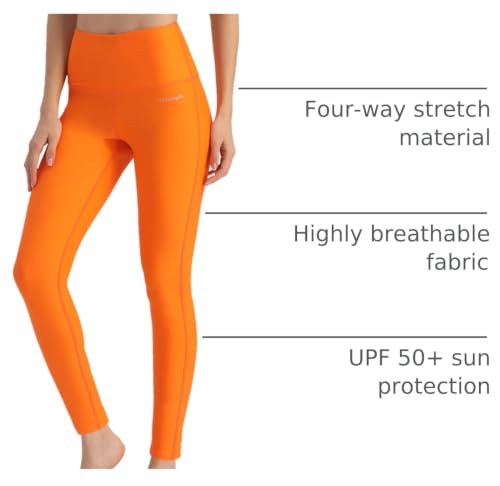 Image of Ubestyle Women's Swim Pants UPF 50+ High Waist Rash Guard Leggings