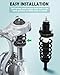 SCITOO Rear Complete Strut Assembly and Coil Spring for Dodge Journey 2009-2010 Struts Shocks Replace 1345734 - Set of 2
