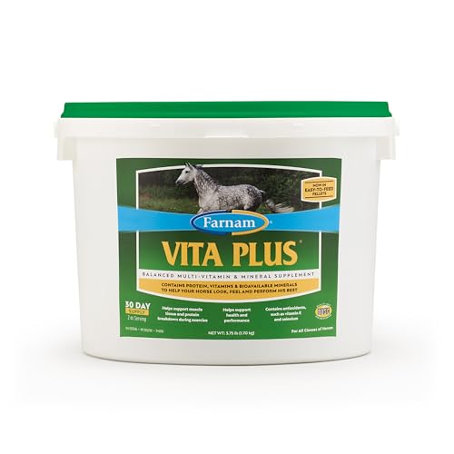 Farnam Vita Plus Balanced Multi-Vitamin & Mineral Horse Supplement, Provides Balanced...