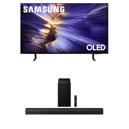 Image of Samsung 42-Inch Class OLED S90F 4K Smart TV (2025 Model) NQ4 AI Gen3 Processor, 4K AI Upscaling Pro + Samsung B-Series Soundbar HW-B750F 5.1 ch Subwoofer (2025 Model)