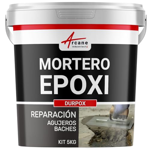 Mortero epoxi de reparación para agujeros y baches: DURPOX - 5 kg - ARCANE INDUSTRIES