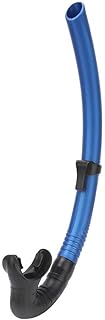 Caredy Swim Snorkel, Swim Snorkel Swimming Snorkel Training Swimmers Snorkel Head Snorkel Swiming Gear Swimming Snorkel Diving Breathing Tube Snorkeling Wet Breathing Tube (Blue)