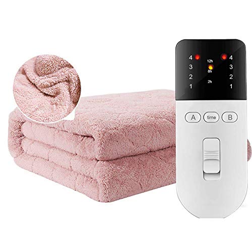 Große Flanell-Heizdecke, beheizte Heizdecke | Timer | 9 Steuern Sie die Wärmeeinstellungen | Eingebauter Überhitzungsschutz | Auto Safety Shut Off |