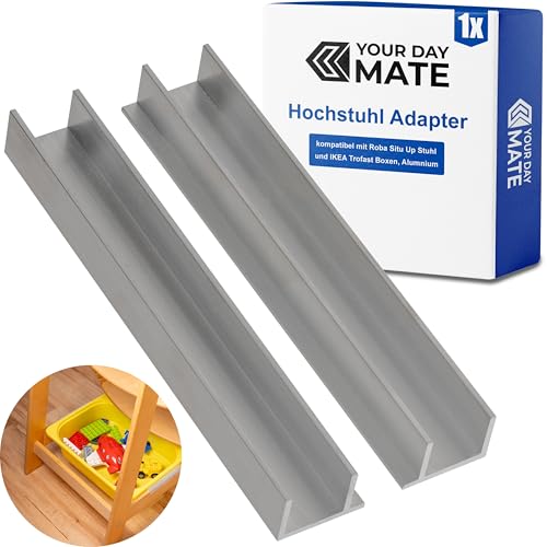 Hochstuhl Adapter, 1 Paar, kompatibel mit roba Sit Up und IKEA Trofast,...