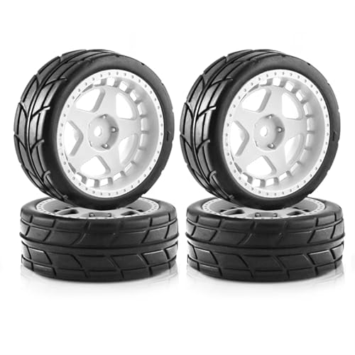 RC�J�[�̃^�C���ƃz�C�[�� Compatible With Tamiya For TT01 TT01E For TT02 XV01 XV02 TA06 PTG-2 144001 144010 124007 124017 1/10 RC�J�[ 4�� 65mm 