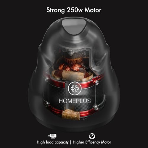 Image of Homeplus Electric Chopper Nova 250W (CH-1311) | Vegetable, Fruit & Meat Chopper with Whisking Function | Dual Blade System, 700ml Bowl, Fast Chopping, Easy Clean, Compact (Black)