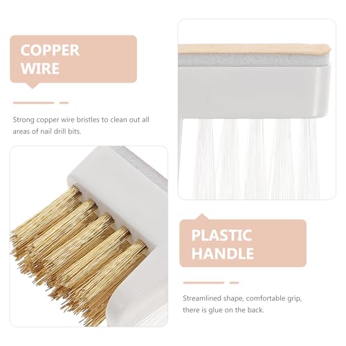 Uonlytech Kit 3 Piezas Cepillos Manicura Alambre Cobre miniatura 7