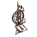 Produktbild Kromski Minstrel Doppeltritt Spinnrad zum Spinnen von Wolle Spinnen Hobby (Walnuss)