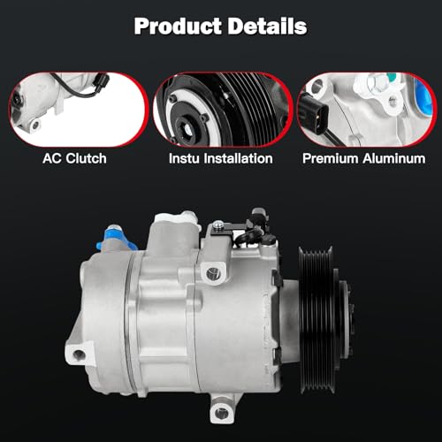 Image of cciyu Air Conditioning Compressor for Hyundai Tucson 2.0L 2017-2018