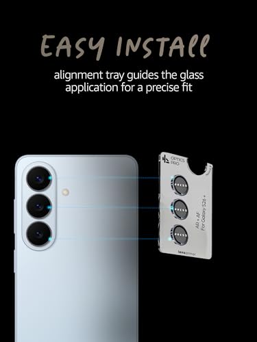 Image of Lensarmor Compatible with 26 /26 Plus Sky Blue Camera Lens Protector (2 Pack) - Premium 9H Tempered Glass, Military-Grade Protection, Ultra-Clear & Case-Friendly Design
