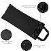 Yogalatest Yoga Sand Bag, Cotton Unfilled for Yogas, Weights and Resistance Training, Portable Fillable Weightlifting Sandbag, Tree of Life Print - Graphite