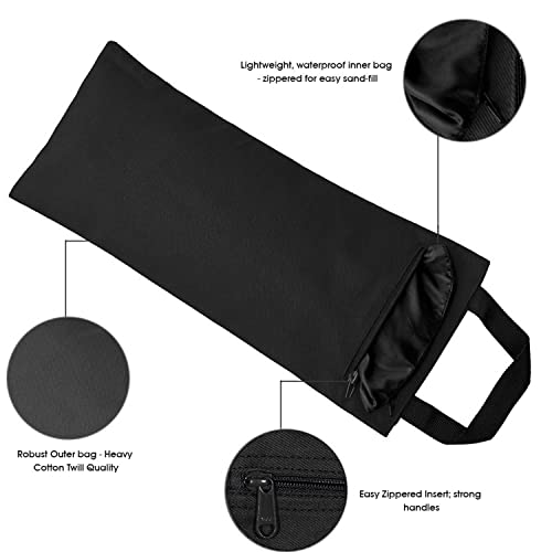 Image of Yoga Sand Bag, Cotton Unfilled for Yogas, Weights & Resistance Training, Portable Weightlifting Sandbag