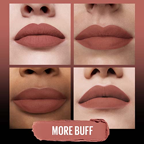 Maybelline New York Matter Lippenstift, Intensive Farbe, Color Sensational Ultimatte, Farbe: Nr. 699 More Buff (Beige), 1 x 2 g