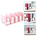Gadpiparty 4grids Modern Desk Shelves Acrylic File Sorter Bookend for Office Home Storage Bookcase Divider