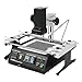 Ir6500 Rework Station, BGA Rework Workstation, Infrared Welding Soldering Station for Welding, Remove or Repair Packaged Devices, Heating Desoldering Station Workplace Welding Equipment