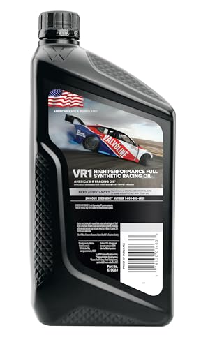 Image of Valvoline VR1 Racing Synthetic SAE 10W-30 Motor Oil 1 QT