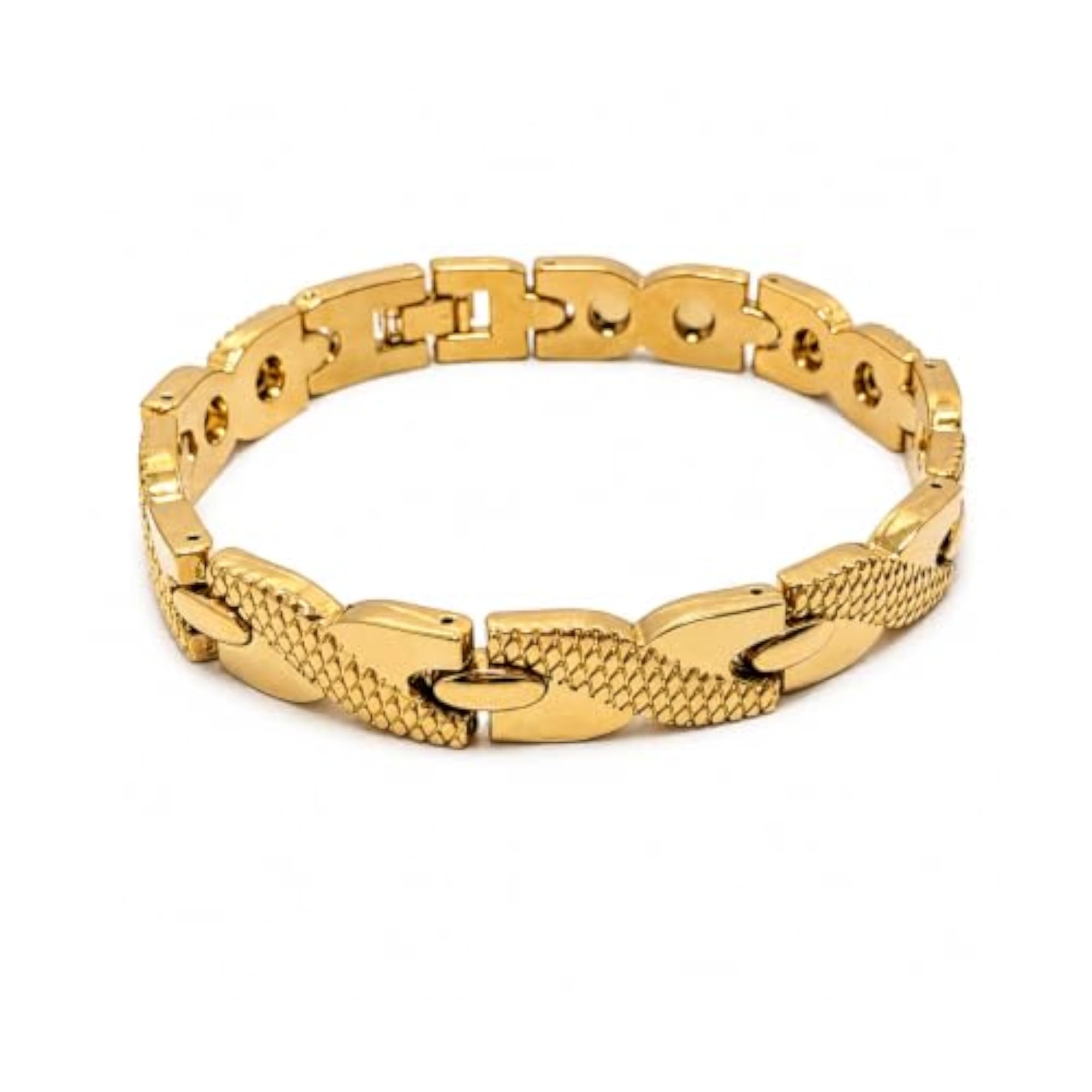 Men's Bio Magnetic Therapy Stainless Steel Bracelet, Stylish
