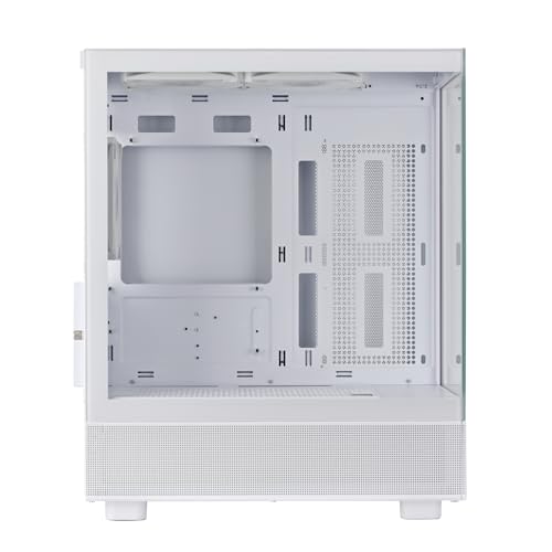Image of Silverstone Technology Lucid 04 Panoramic Micro-ATX Chassis with a Striking 270 Field of View, SST-LD04-W-ARGB