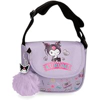 Sanrio Kuromi Retropop Bandolera con Solapa Morado 16x14x5 cm