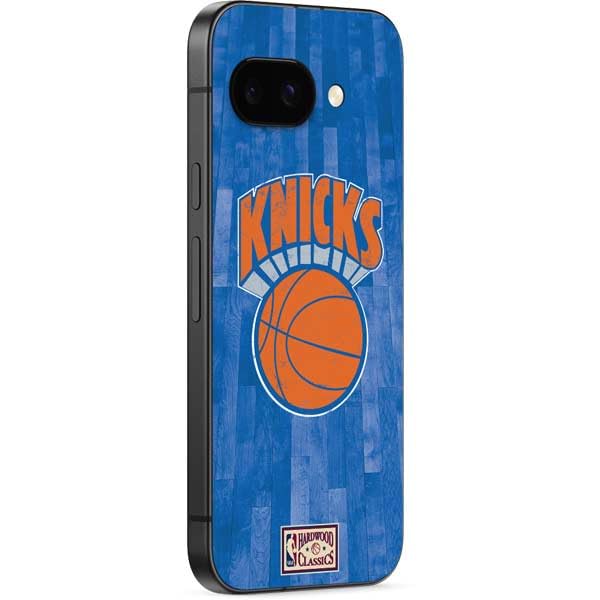 Skinit Decal Phone Skin Compatible with Google Pixel 9a - Officially Licensed NBA New York Knicks Hardwood Classics Design