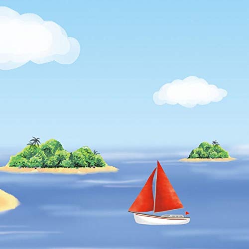 Amazon.co.jp: 喜多一『南国の島』高精彩工芸画+手彩 風景画 南