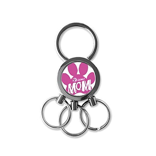 Porte-clés de voiture motif protection des animaux de compagnie pour trousseau et sac à main