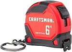 CRAFTSMAN Keychain Tape Measure, 6 FT (CMHT37106G)