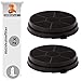 Produktbild DREHFLEX - AK73-2 - 2x Aktivkohlefilter Dunstabzugshaube, AEG Nr. 5029066200-1 / EFF73 und Bauknecht/Whirlpool 481281729027 / D187 / CHF187