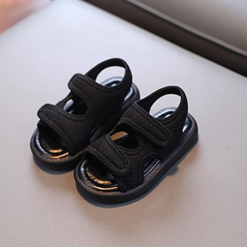 Girls Sandals Casual Open Toe Two Breathable Adjustable Strapped Sandals with Hook and Loop for Little Kid/Big Kid2
