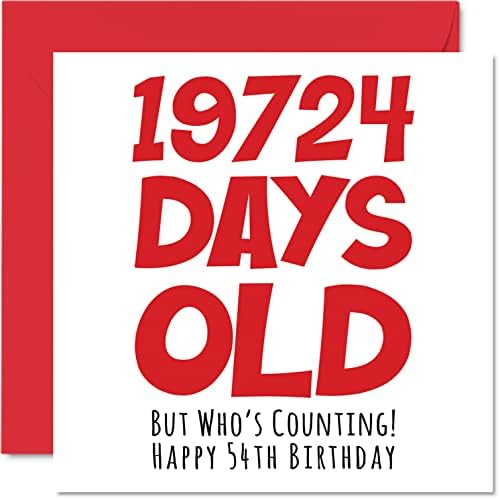 21st Birthday Card for Men Women Him Her - 7670 Days Old - Funny Adult Twenty-One Twenty-First Happy Birthday Card for Brother Sister Son Daughter Cousin, 145mm x 145mm Humour Joke Greeting Cards