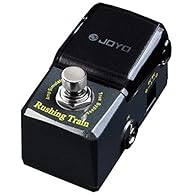 The jf 306 from the 3rd generation of joyo pedals, the ironman series High mid clean piercing sounds, a great versatile amp simulator to offer lead guitarists Controls: tone drive/ gain mid boost volume True by pass, input impedance: 1m, output imped...