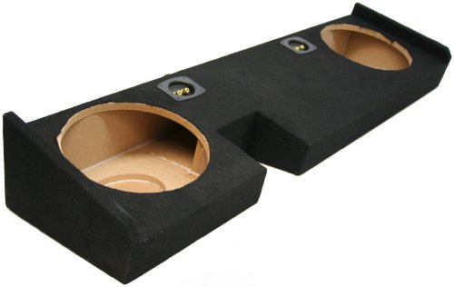 American Sound Connection ASC 2X12FORD-EX150-09 Compatible with Ford F150 Extended Super Cab Truck 2009-2014 Dual 12' Custom Fit Sub Subwoofer Box Enclosure