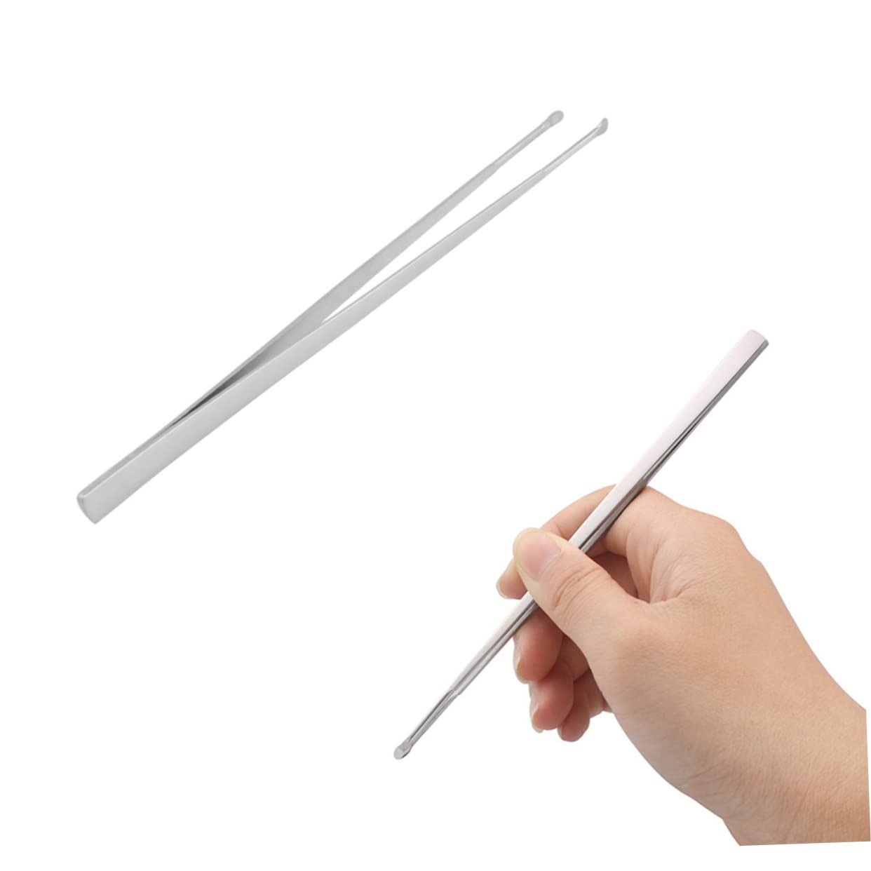 Holibanna 5pcs Stainless Steel Portable Ear Cleaning Tweezers for Adults Durable Spiral Design Ear Wax Removal Tool Easy to Use