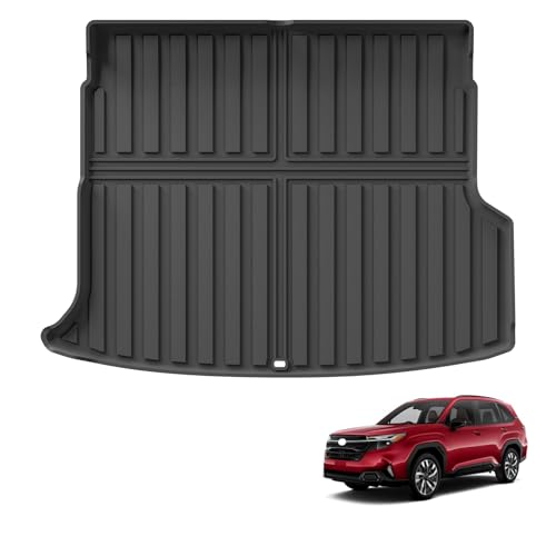 ZUNDUO 新型 フォレスター SL系 専用 3Dラゲッジマット 立体カーマット FORESTE SL5 2025年4月～ ラゲッジトレイ フォレスターSL ハイブリッド車 トランクマット TPE素材 防水性 耐摩擦 耐汚れ 耐候性 難燃性 取付簡単 荷室 荷台 整理整頓 内装パーツ アクセサリー カー用品 1Pセット (ブレイクS：HEV/X－ S：HEV EX 専用)