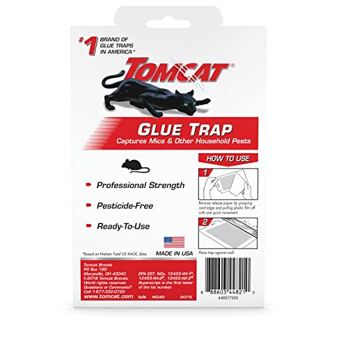 Tomcat Glue Traps With Professional Strength Glue, Ready-To-Use, 36 Ct. Value Pack #TOP1