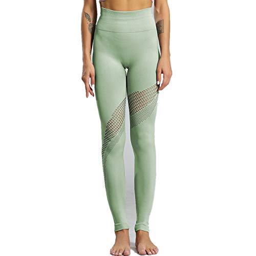 Boutique Sale 2019 High Waist Seamless Yoga Pants Hollow Fitness Pants Tights Female Hips High Waist Abdomen Ladies Wear Fitness Running Yoga Stretch Tights Hollow Quick-drying Sports Pants Women