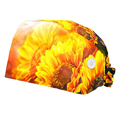 Bonnets de protection réglables anti-irritation | Solution 2 pièces boutons pour infirmiers