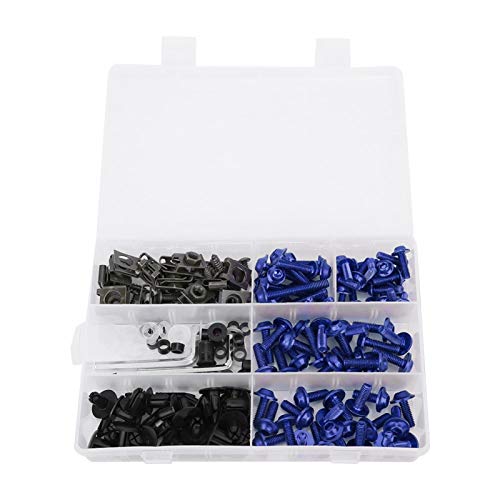 Tornillos M6 De Aleación De Aluminio Negro - Pack De 10 Unidades - Medidas 6x15 Mm - Para Carenados De Moto, Coche, Scooter - Cierre Decorativo Y Funcional