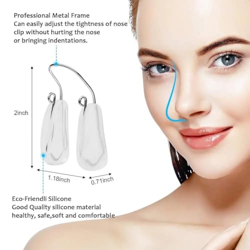 Image of EZ LIVING Precision Nose Shaper Clip for Defined and Symmetrical Nose Contouring Adjustable Design Comfortable Fit and Effortless Nose Reshaping